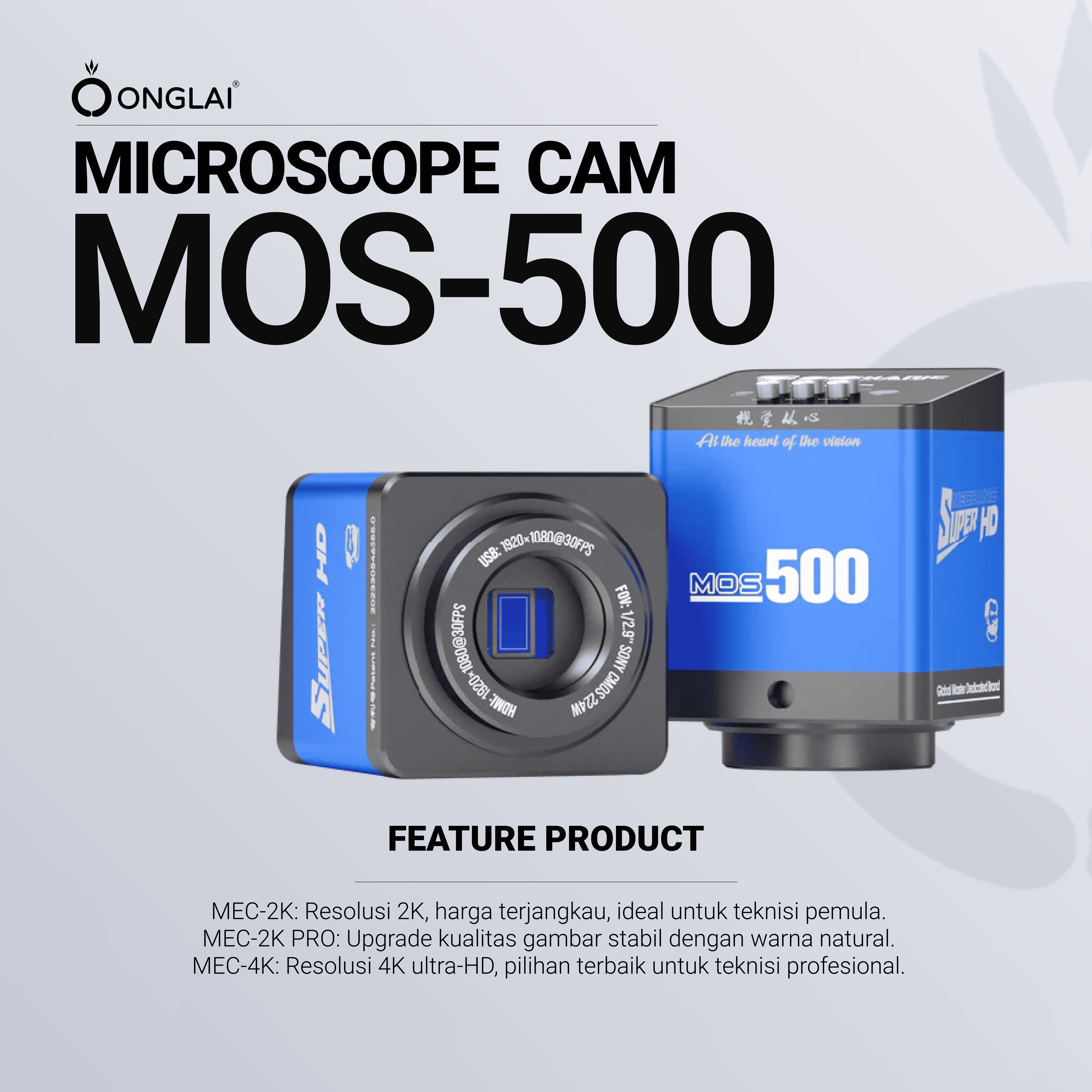 KAMERA MICROSCOPE MECHANIC MOS-500 ORIGINAL